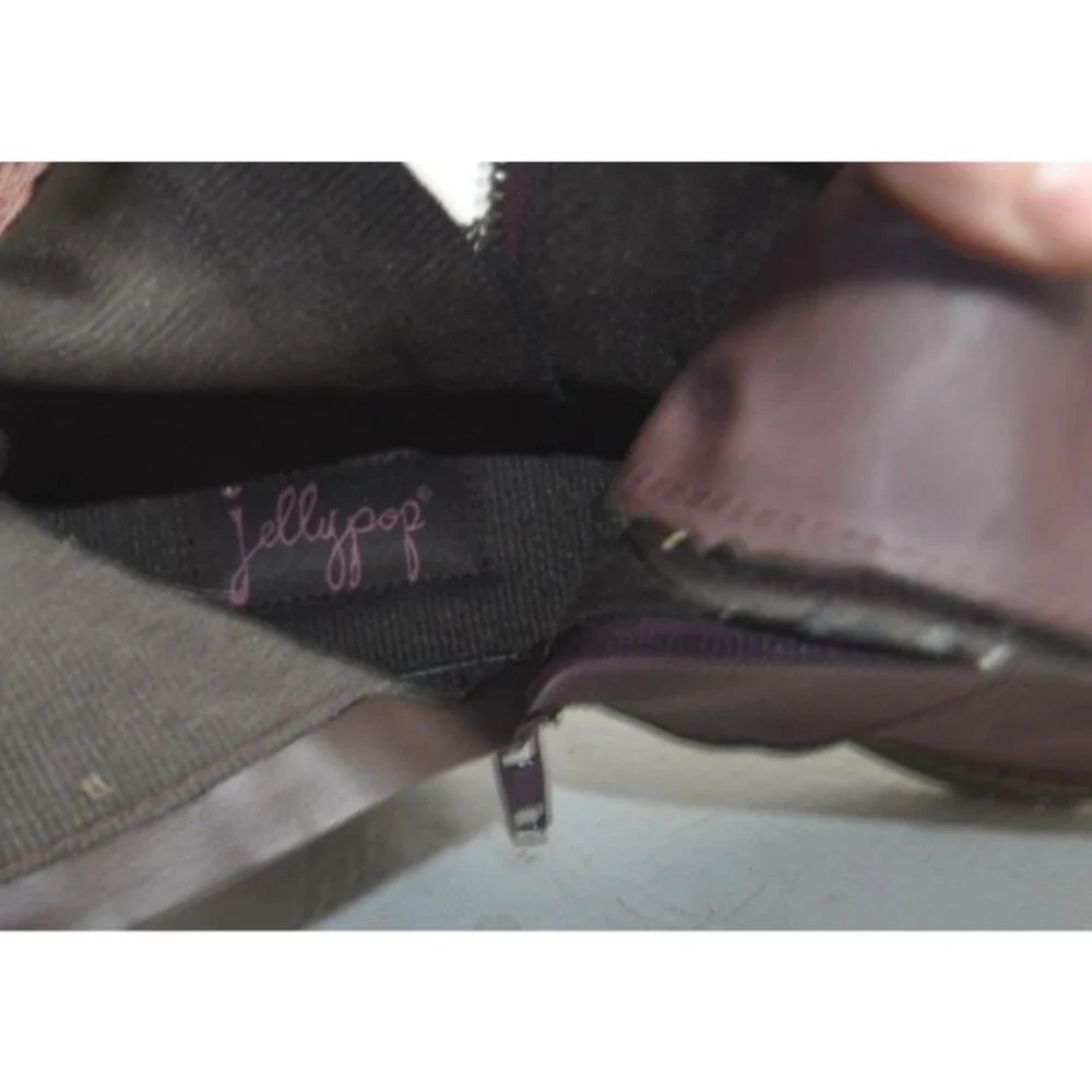Jellypop Keto Boots Womens 7.5 Dark Brown Mid-Calf